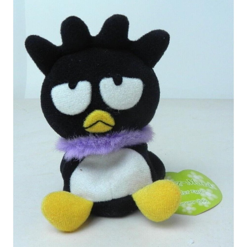 Vintage 2000 Sanrio Badtz‎ Maru Plush Beanbag Easter